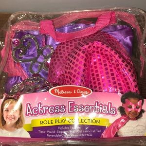 Girls pretend play, dress up accessories